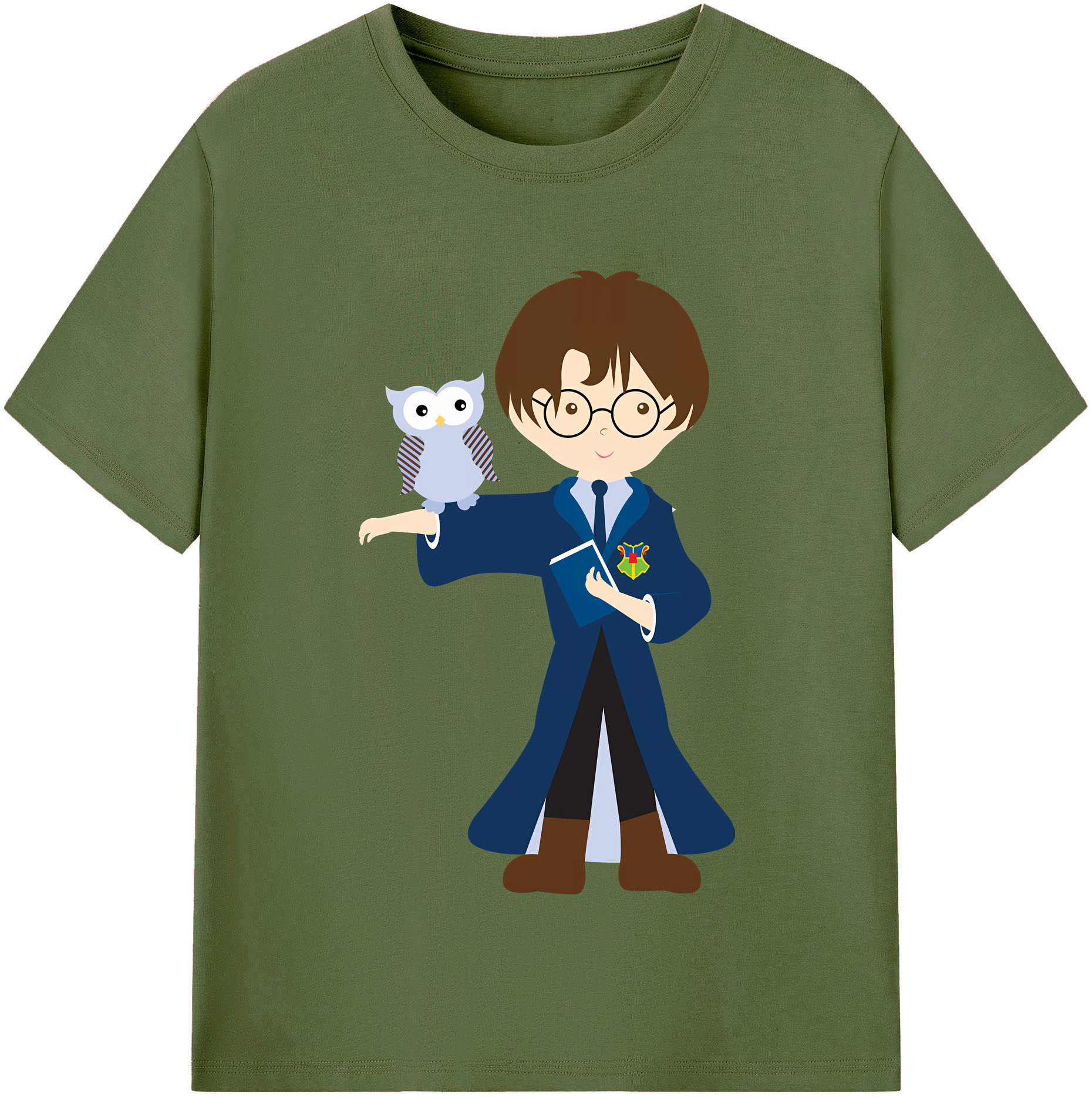 （画像用） Harry Potter ハリー・ポッターシリーズ 綿100％半袖Tシャツ（フロントプリント）